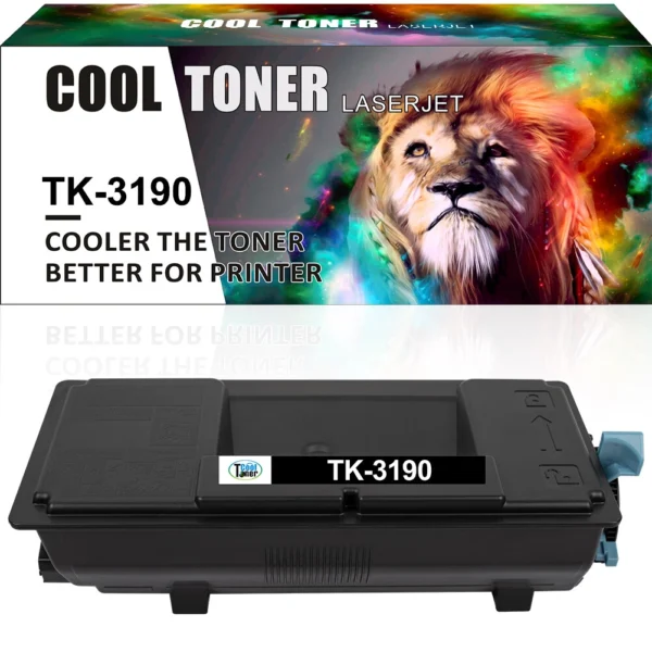 Съвместима черна тонер касета Kyocera TK-3190 с капацитет до 25 000 страници за лазерни принтери Kyocera.