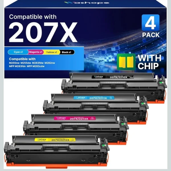 Съвместими тонер касети за HP Color LaserJet Pro M282nw MFP с Чип