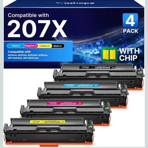 Съвместими тонер касети за HP Color Laserjet Pro M283fdn 4бр. (Bk, C, M, Y)