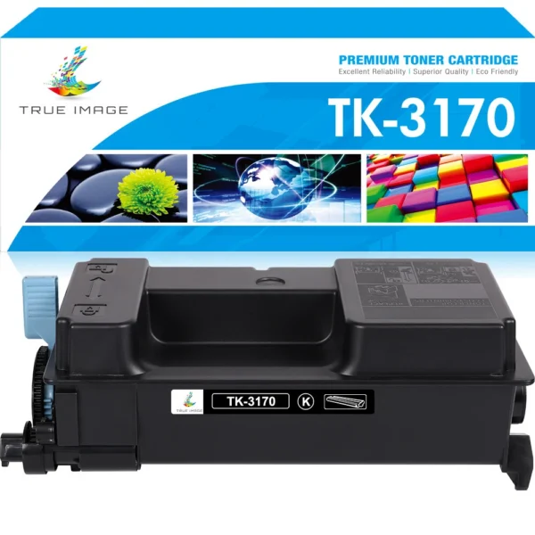 Съвместима черна тонер касета Kyocera TK-3170 с капацитет до 15 500 страници за лазерни принтери Kyocera.